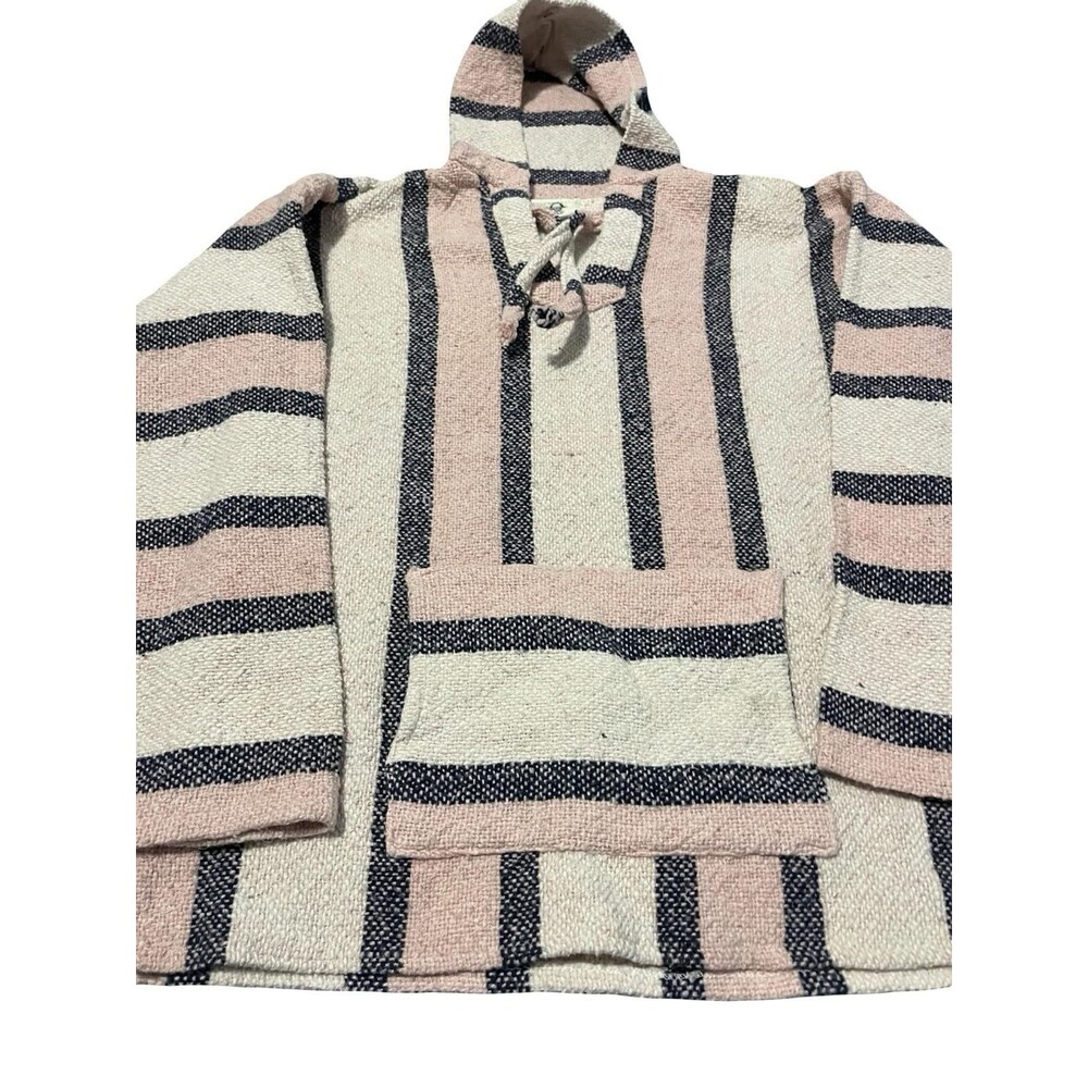 Pink And Blue Large Drug Rug Pull Over - Picture 5 of 5